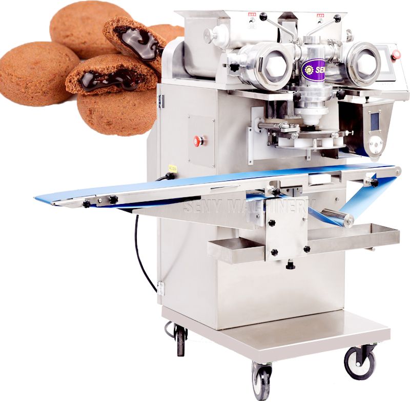 SY-800 Automatic chocolate-filled soft biscuit cookie encrusting machine