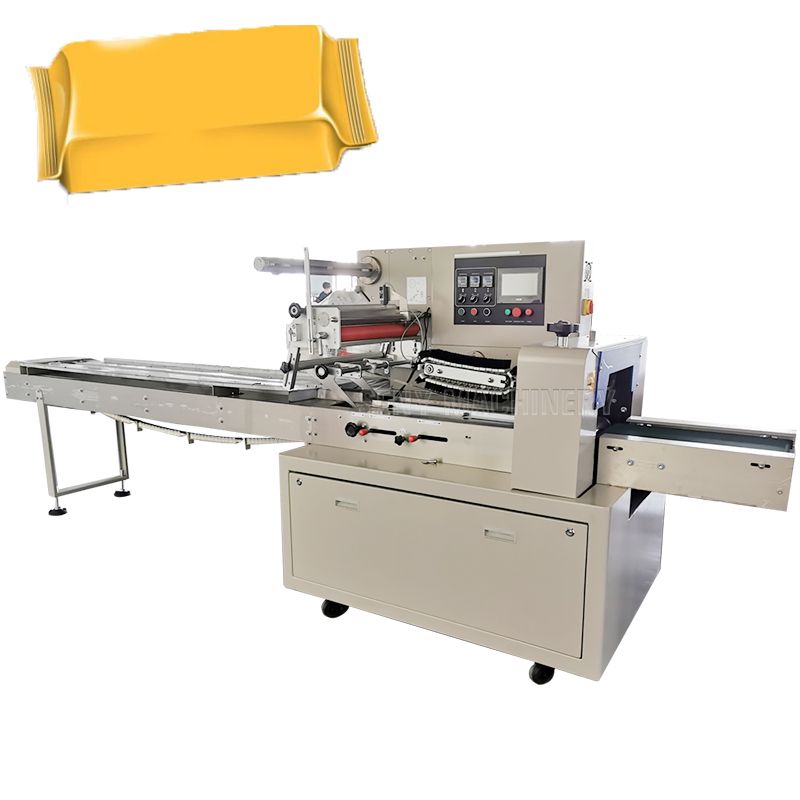 SY-306 Automatic Bread Cake Bag Flow Candy Pillow Packing Machine