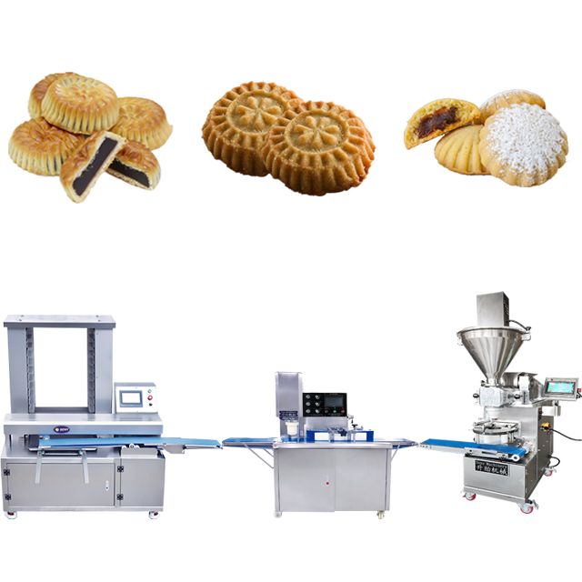 Automatic Small type moon cake maamoul mamoul encrusting making machine