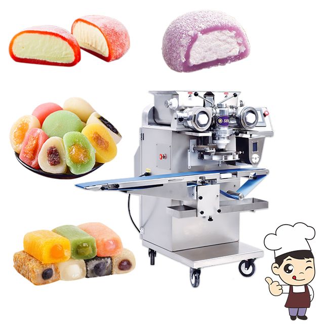 SY-800 Automatic Mochi Ice-cream Making Encrusting Machine