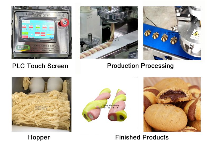 SY-810 Automatic Filled Twist Cookie Machine Production Line