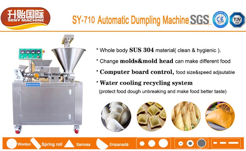 SY-710 Automatic Samosa Making Machine with water cooling recycling system