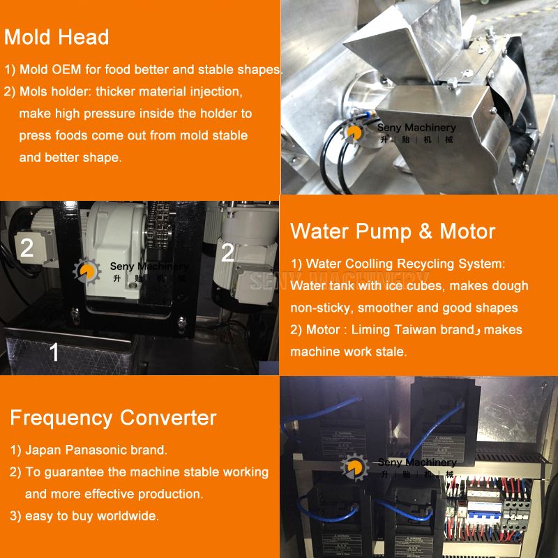 SY-710 Automatic Samosa Making Machine with water cooling recycling system