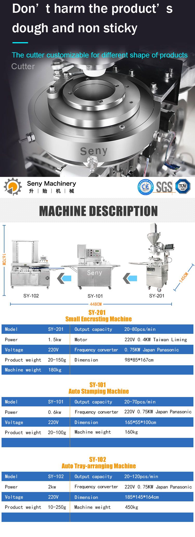 Automatic Small type moon cake maamoul mamoul encrusting making machine