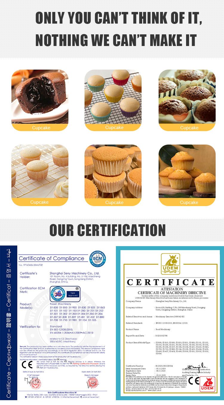 SY-900 Automatic Cupcake Making Machine